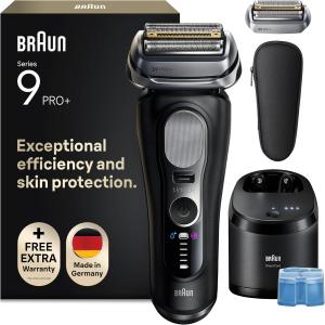 Image Rasoir électrique Braun Series 9+ Pro 9660CCPS - Noir à 349,98€
