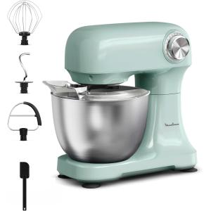 Image Robot pâtissier Moulinex Bake Simple QA1413F0 - Vert d’eau à 79,99€