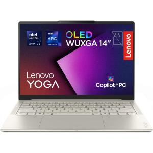 Image Ordinateur portable 14" OLED Lenovo Yoga Slim 7 14ILL10 (Ultra7, RAM 16Go, SSD 1To) - Win11 - Gris Seashell à 849,99€