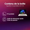 Image Ordinateur portable 14" OLED Lenovo Yoga Slim 7 14ILL10 (Ultra7, RAM 16Go, SSD 1To) - Win11 - Gris Seashell à 849,99€