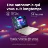 Image Ordinateur portable 14" OLED Lenovo Yoga Slim 7 14ILL10 (Ultra7, RAM 16Go, SSD 1To) - Win11 - Gris Seashell à 849,99€