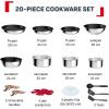 Image Batterie de cuisine Tefal Ingenio Comfort Max L966SK44 - Acier inoxydable à 139,99€
