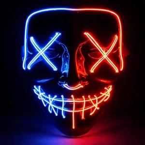 Image Masque LED TK Gruppe Timo Klingler Purge - Rouge et bleu à 10,82€