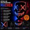 Image Masque LED TK Gruppe Timo Klingler Purge - Rouge et bleu à 10,82€