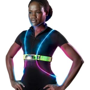 Image Gilet lumineux Noxgear Tracer2 avec lampe pectorale - Multicolore à 65,95€