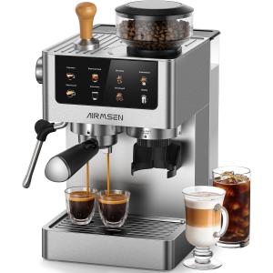 Image Machine à café à grain AIRMSEN BCM2316 - Argent à 227,99€