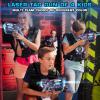 Image Pack 4 Pistolets laser VATOS BB6609C Violet/Bleu + 4 Gilets à 99,99€