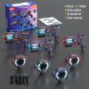Image Pack 4 Pistolets laser VATOS BB6609C Violet/Bleu + 4 Gilets à 99,99€