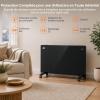Image Radiateur électrique CIARRA CBHX20-B - 2000W - Noir à 135,37€