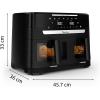 Image Friteuse sans huile Moulinex Ever Fry XXL Dual EZ9488F0 - Noir à 189,99€