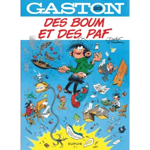 Image Bande dessinée Dupuis Gaston tome 23 Des boum et des paf - Couleur originale à 12,95€