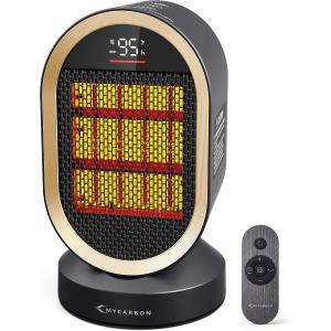 Image Radiateur soufflant MYCARBON DH-Q039 - Noir à 37,99€