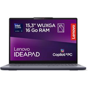 Image Ordinateur portable Lenovo IdeaPad Slim 3 15IPH11 (Core5, RAM 8Go, SSD 512Go) - Win11 - Gris Luna Grey à 849,99€