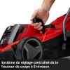 Image Tondeuse à gazon sans fil Einhell GE-CM 18/33 Li Kit - Rouge/noir à 107€