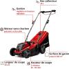 Image Tondeuse à gazon sans fil Einhell GE-CM 18/33 Li Kit - Rouge/noir à 107€