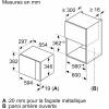 Image Micro-ondes encastrable Bosch BFL523MW1F Série 4 - Blanc à 225€