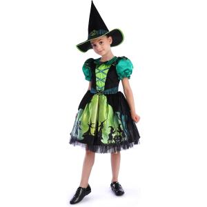 Image Déguisement de sorcière Sincere Party Witch06 - Chic vert à 19,99€