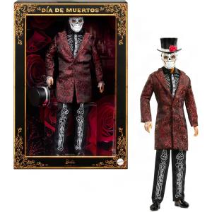 Image Poupée Barbie Signature Ken Día de Muertos JJX97 - Rouge et noir à 75,94€