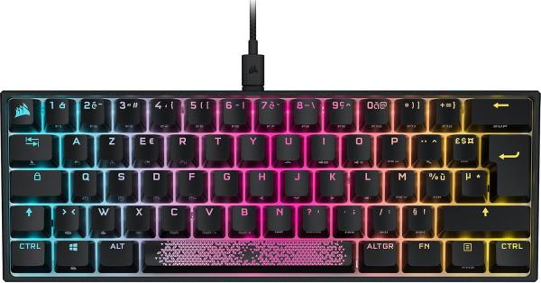 Image Clavier Gamer Corsair K65 RGB MINI 60% Switchs mécaniques CHERRY MX Red