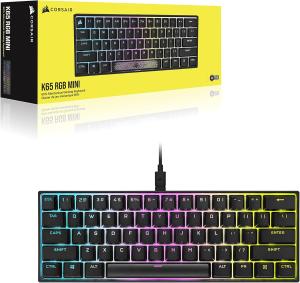 Image Clavier Gamer Corsair K65 RGB MINI 60% Switchs mécaniques CHERRY MX Red