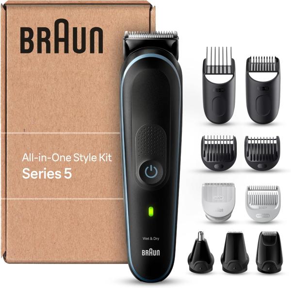 Image Tondeuse Tout-En-Un Braun Series 5 MGK5445 + Accessoires
