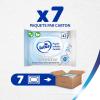 Image Mega Pack de 7 Paquets Papiers Toilettes Humide Lotus Sensitive Sans colorant, ni parfum