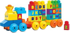 Image Le Train de L'Alphabet MEGA Bloks FWK22 - 50 pièces