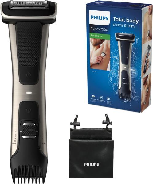 Image Tondeuse Corps Étanche Philips BG7025/15 Bodygroom Série 7000