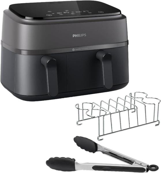 Image Friteuse sans huile Philips NA350/03 Dual Basket Airfryer série 3000