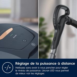 Image Aspirateur Traineau avec Sac Electrolux PD82-8DB Pure D8 - Bleu Denim