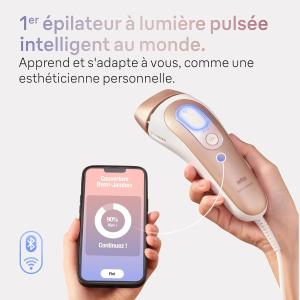 Image Épilateur À Lumière Pulsée Braun PL7387 Skin i·expert + 4 Têtes