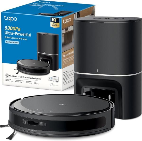 Image Aspirateur Robot Laveur Tapo RV20Max Plus - Navigation LiDAR