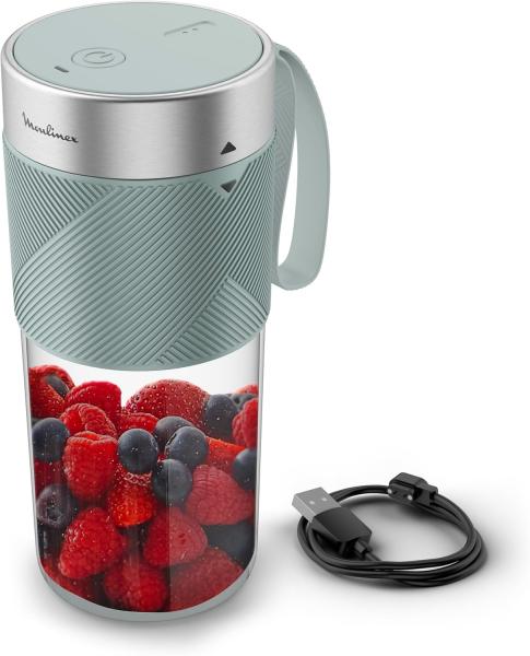 Image Mixeur Portable Moulinex LM1C0410 Lightmix - Rechargeable - Eucalyptus