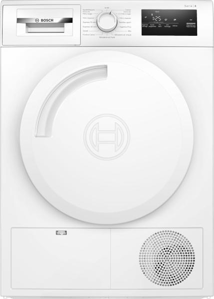 Image Sèche-linge à condensation Bosch WTN83209FR Série 4 Design Anti-vibration - Blanc