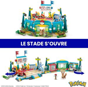 Image Coffret Pokémon 1101 pièces MEGA HWR82 Stade d’entraînement Adventure Builder