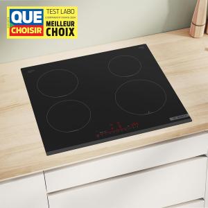 Image Plaque de cuisson induction Bosch PIJ631HB1E Série 6, 3 foyers, 60 cm, Noir