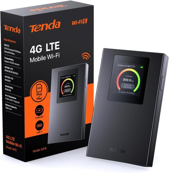 Image Routeur Mobile 4G WiFi 6 Tenda MF6 Plug et Play - Nano SIM