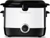 Image Friteuse à huile Moulinex AF220010 Minifrito -1 L d'huile, 600 g de frites - Noir/Argenté