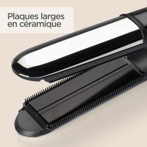 Image Lisseur Vapeur Femme BaByliss ST496E Steam Shine - Plaques XL