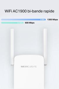 Image Répéteur WiFi MERCUSYS ME50G Amplificateur  MU-MIMO