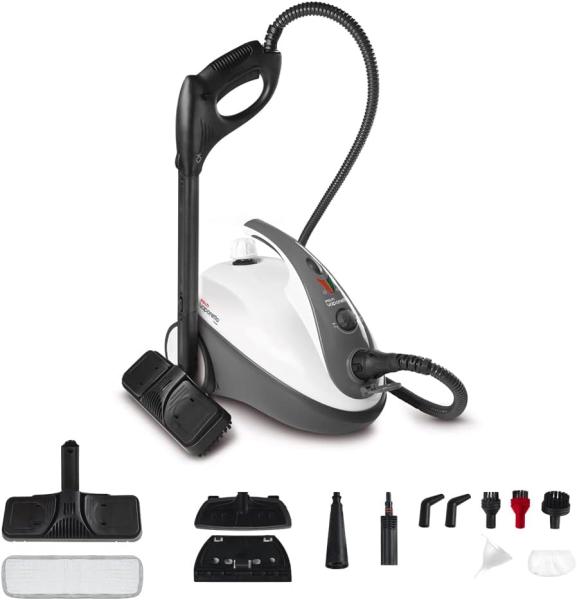 Image Nettoyeur Vapeur Polti Vaporetto Smart 30 S - Haute Pression jusqu'à 3 Bars - Blanc et Gris