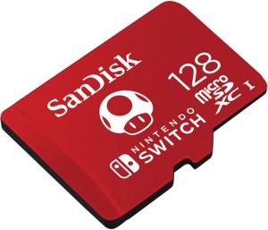 Image Carte MicroSDXC 128Go SanDisk USH-I Class 10, U3 - Pour les consoles Nintendo Switch
