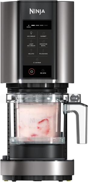Image Machine à crème glacée Ninja NC300EU CREAMi - noir/argent, 1,4L