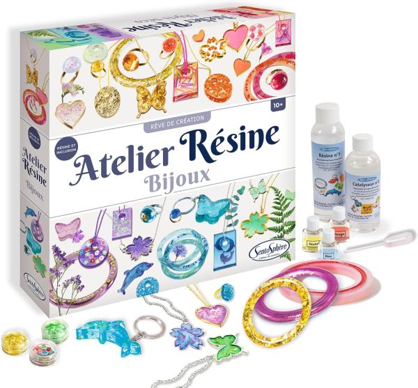 Image Atelier Résine Bijoux - Rêve de création SentoSphère - Kit créatif