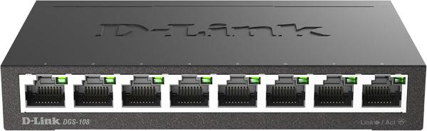 Image Switch D-Link DGS-108 - 8 Ports Gigabit Metallique