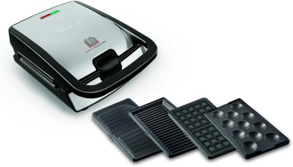 Image Appareil Multifonction Tefal SW854D16 Snack Collection - Sandwich, Gaufrier, Panini, Gril