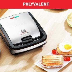 Image Appareil Multifonction Tefal SW854D16 Snack Collection - Sandwich, Gaufrier, Panini, Gril