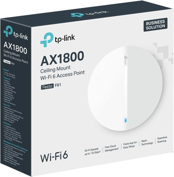 Image Point d'accès TP-Link Festa F61 - WiFi 6 PoE AX1800Mbps