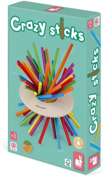 Image Janod J02695 - Crazy Sticks - Jeu d'Adresse En Bois - Dès 3 Ans