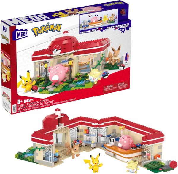Image Coffret MEGA HNT93 Centre Pokémon De La Forêt - 648 Pièces